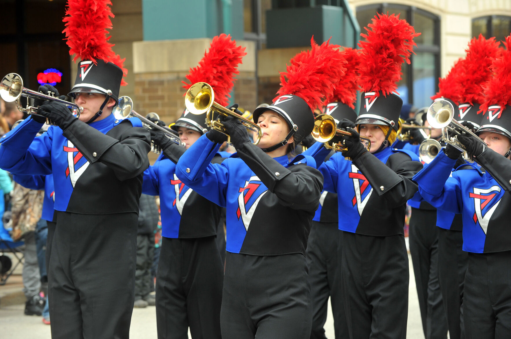 The 27th annual Holiday Parade in downtown Davenport.